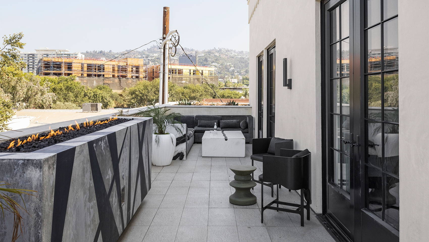 Kimpton La Peer Hollywood penthouse terrace