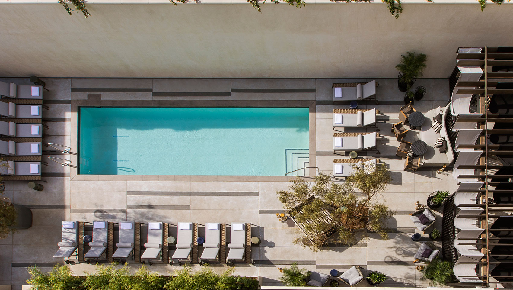 kimpton los angeles la peer hotel outdoor pool oasis