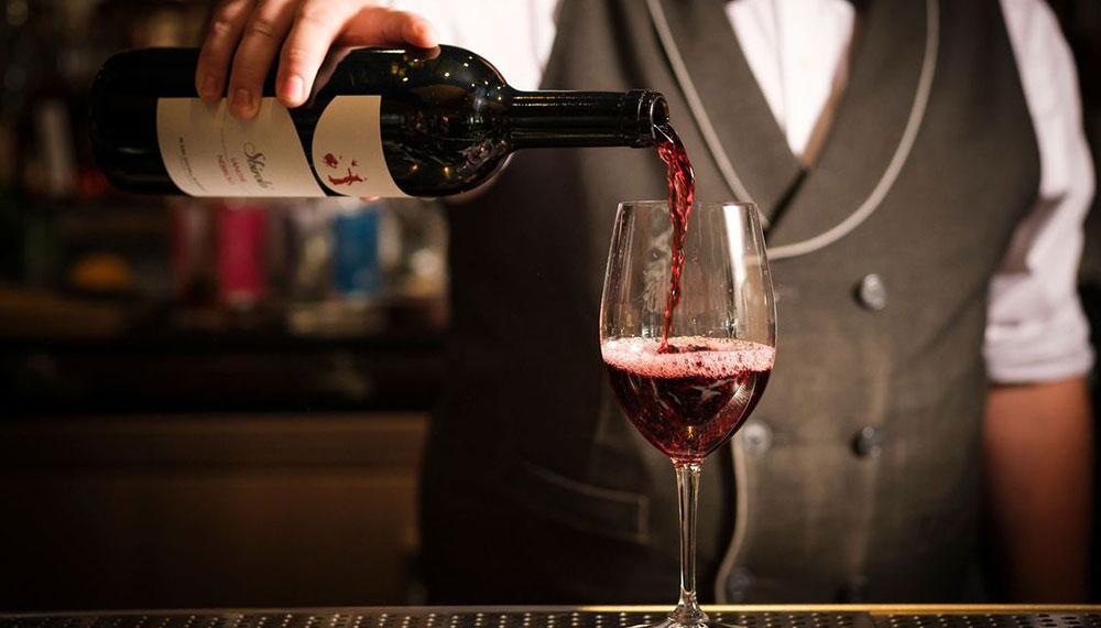 Image of pouring wine