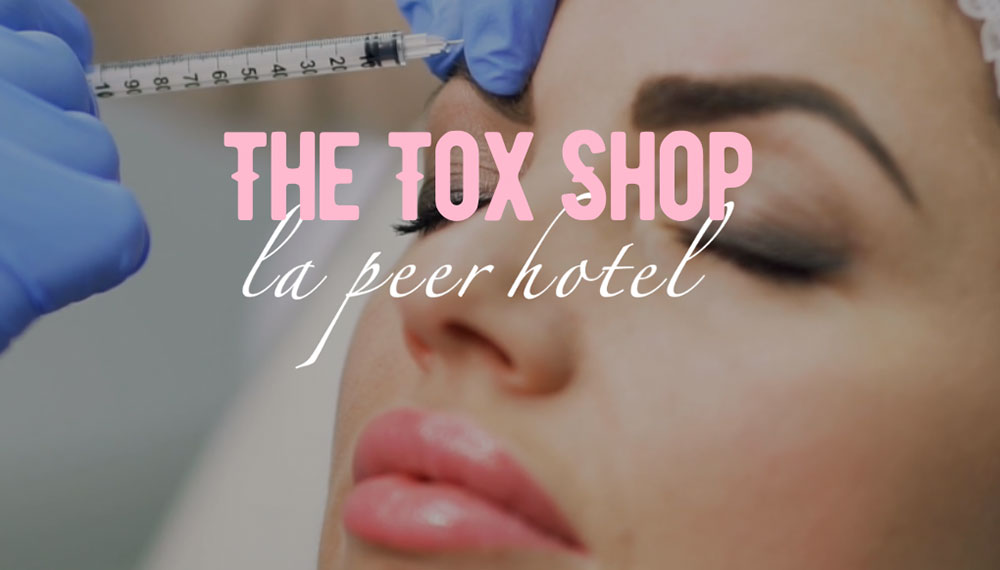 TOX LA woman getting a shot of botox