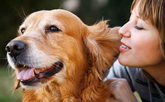 Woman with Dog