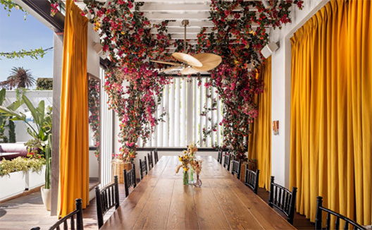 Private Dining Room at Kimpton la peer hotel