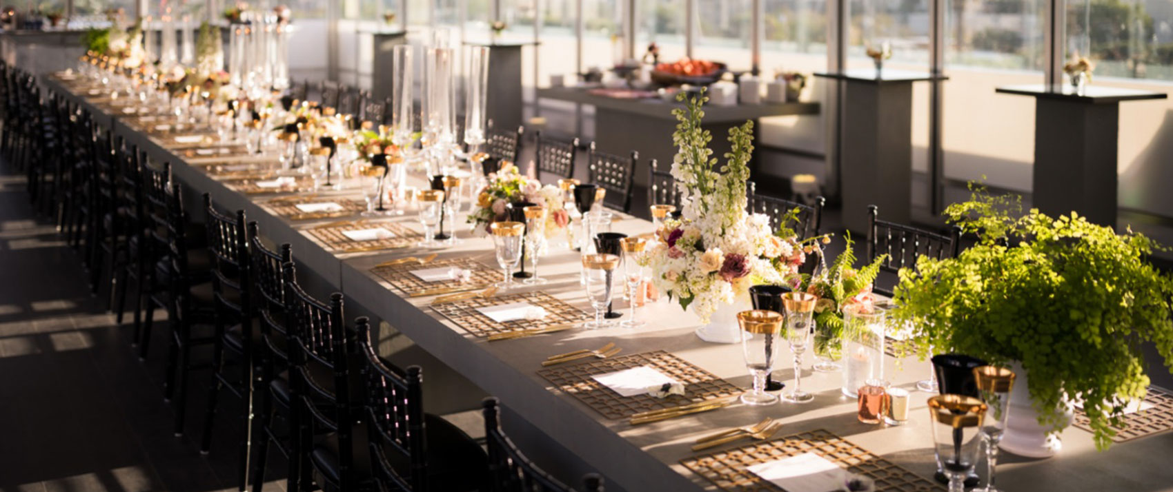 wedding table spread