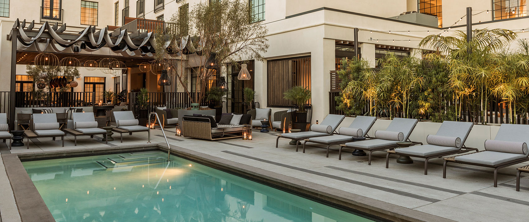 kimpton los angeles la peer hotel outdoor pool